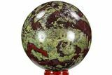 Polished Dragon's Blood Jasper Sphere - South Africa #107262-1